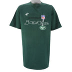 NFL (Logo Athletic) - New York Jets Embroidered T-Shirt 1990s Large Vintage Retro Football