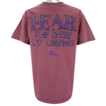 Vintage (No Fear) - Fear The Thief Of Dreams Single Stitch T-Shirt 1990s X-Large Vintage Retro