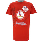 MLB (Nutmeg) - St. Louis Cardinals Single Stitch T-Shirt 1990s Large Vintage Retro Baseball