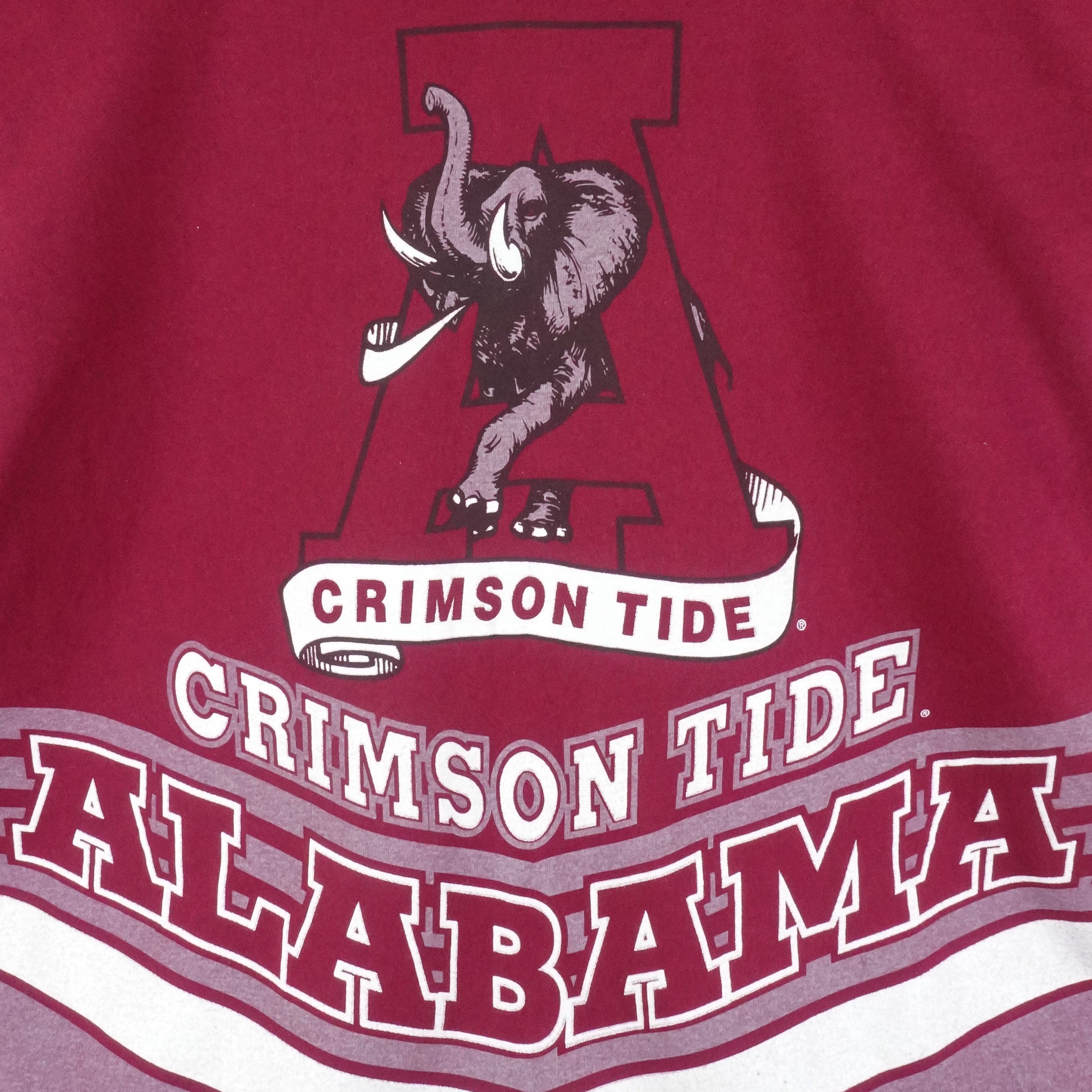 NCAA (Salem) - Alabama Crimson Tide Single Stitch T-Shirt 1990s XX-Large Vintage Retro College