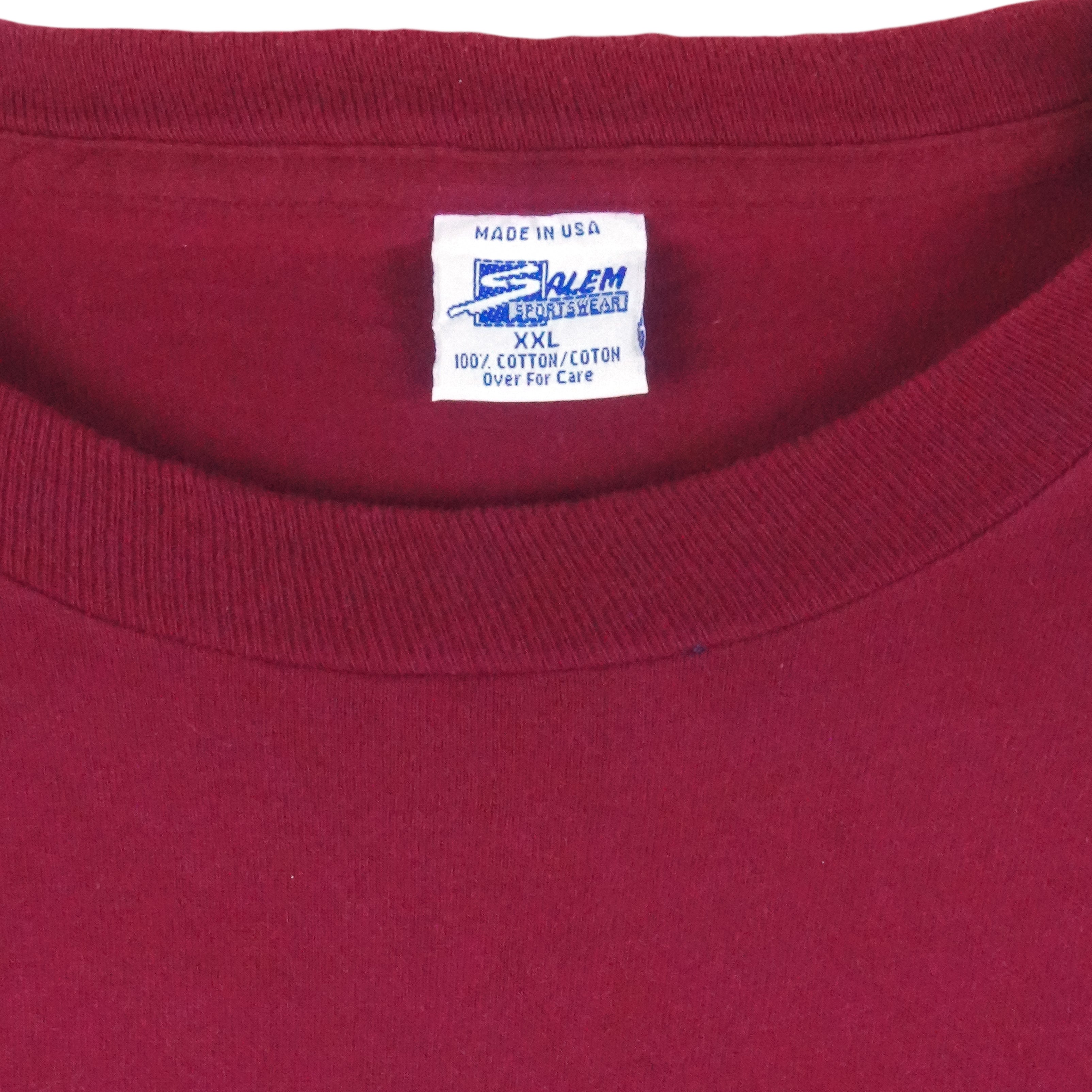 NCAA (Salem) - Alabama Crimson Tide Single Stitch T-Shirt 1990s XX-Large Vintage Retro College