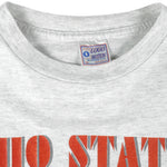 NCAA (Logo Motion) - Ohio State Buckeyes Single Stitch T-Shirt 1991 X-Large Vintage Retro College