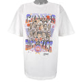 NBA (Salem) - Detroit Pistons, World Champs Spell-Out T-Shirt 1990 X-Large Vintage Retro Basketball