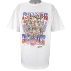 NBA (Salem) - Detroit Pistons, World Champs Spell-Out T-Shirt 1990 X-Large Vintage Retro Basketball