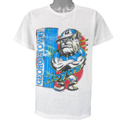 Vintage NCAA - University of Georgetown Hoyas Basketball T-Shirt 1990s Medium in white