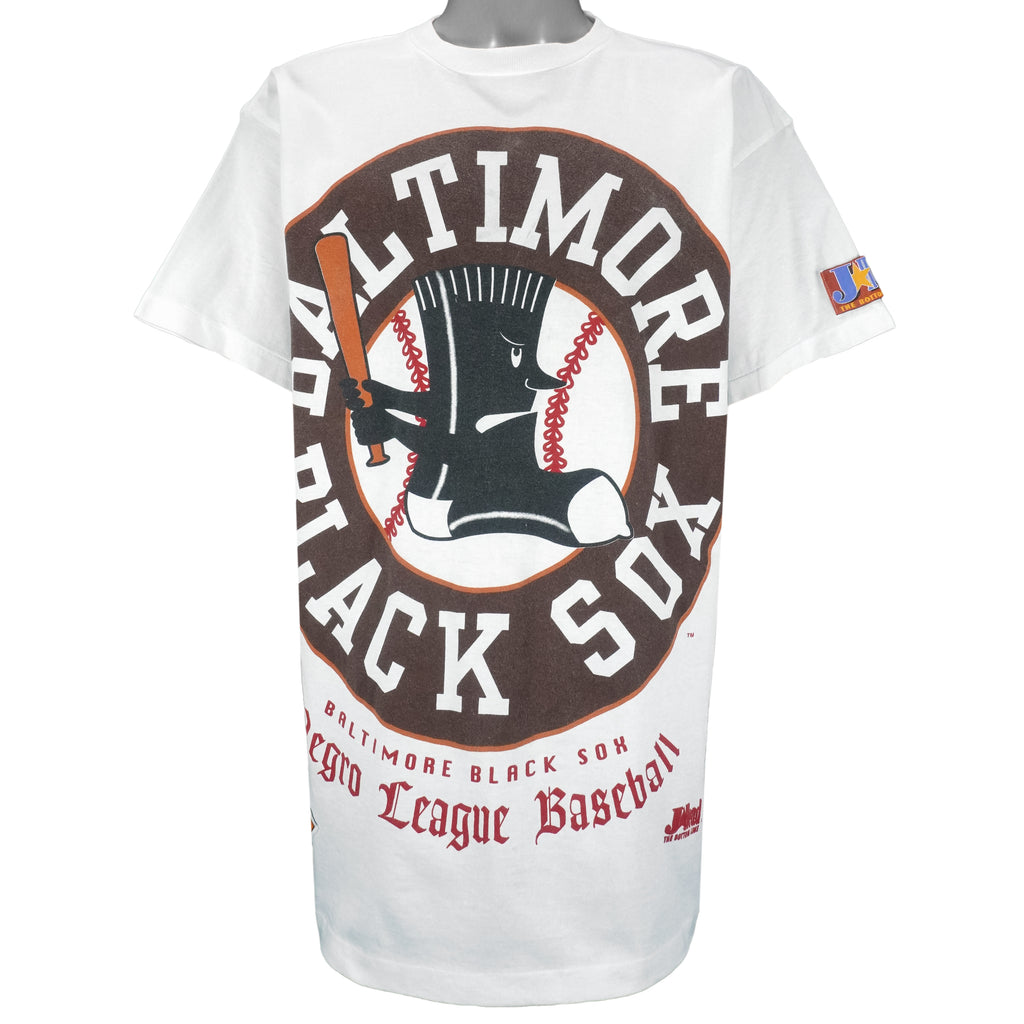 NLB (Jallead) - Baltimore Black Sox Single Stitch T-Shirt 1990s X-Large Vintage Retro Baseball