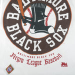 NLB (JHead) - Baltimore Black Sox Single Stitch T-Shirt 1990s X-Large Vintage Retro Baseball