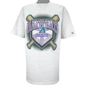 MLB (Logo 7) - Arizona Diamondbacks Single Stitch T-Shirt 1995 X-Large Vintage Retro Baseball