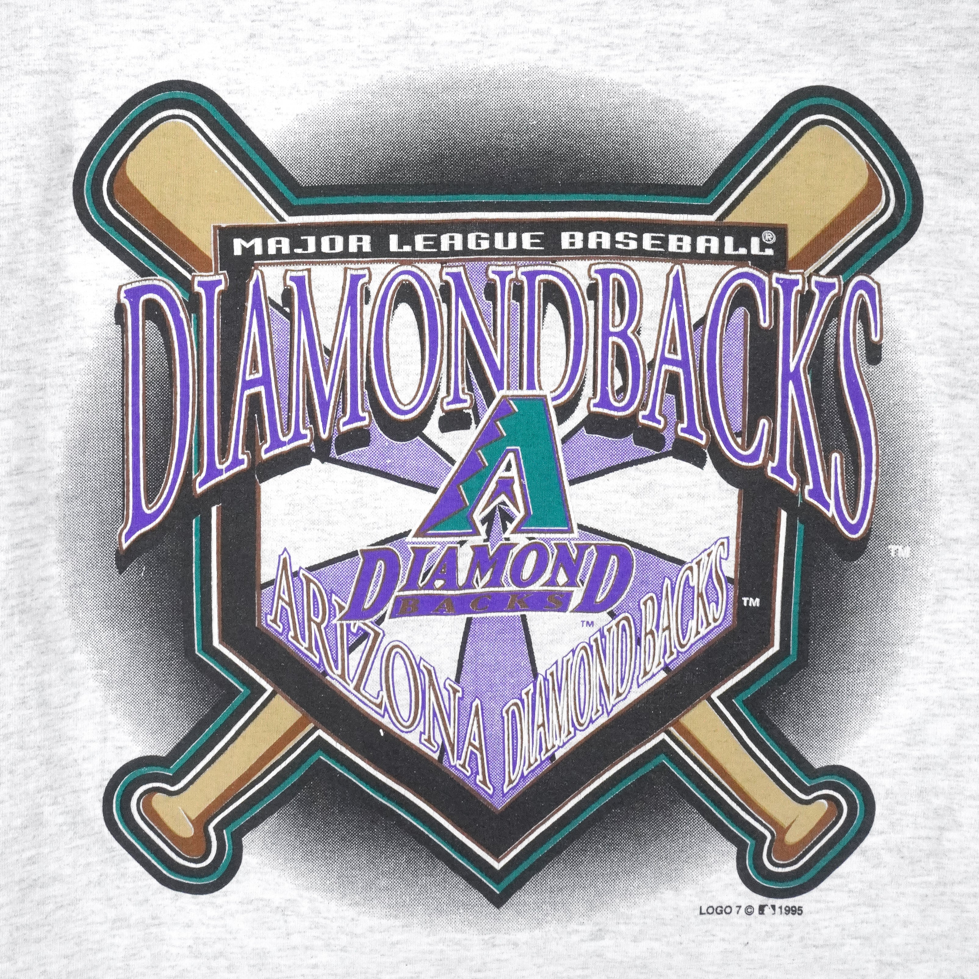 MLB (Logo 7) - Arizona Diamondbacks Single Stitch T-Shirt 1995 X-Large Vintage Retro Baseball