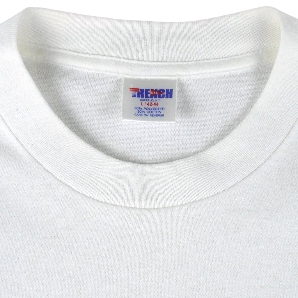 MLB (Trench) - Baltimore Orioles Single Stitch T-Shirt 1991 Large Vintage Retro Baseball