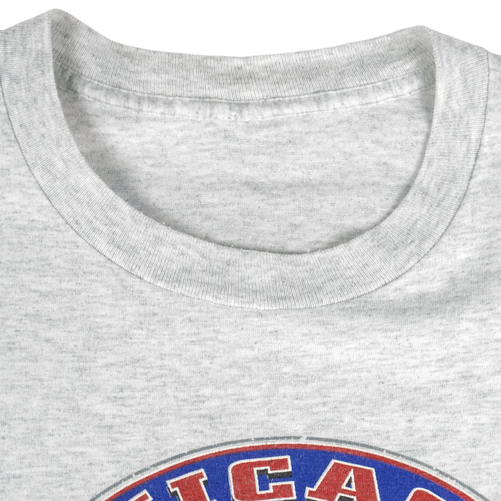 MLB (Logo 7) - Chicago Cubs Single Stitch T-Shirt 1996 Large Vintage Retro Baseball