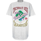 MLB (Brock World) - Cincinnati Reds World Series Champs T-Shirt 1990 XX-Large Vintage Retro Baseball