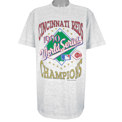 MLB (Velva Sheen) - Cincinnati Reds World Series Champs T-Shirt 1990 XX-Large