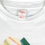 MLB (RD & A) - Philadelphia Phillies Super Stars Of The Game T-Shirt 1997 X-Large Vintage Retro Baseball