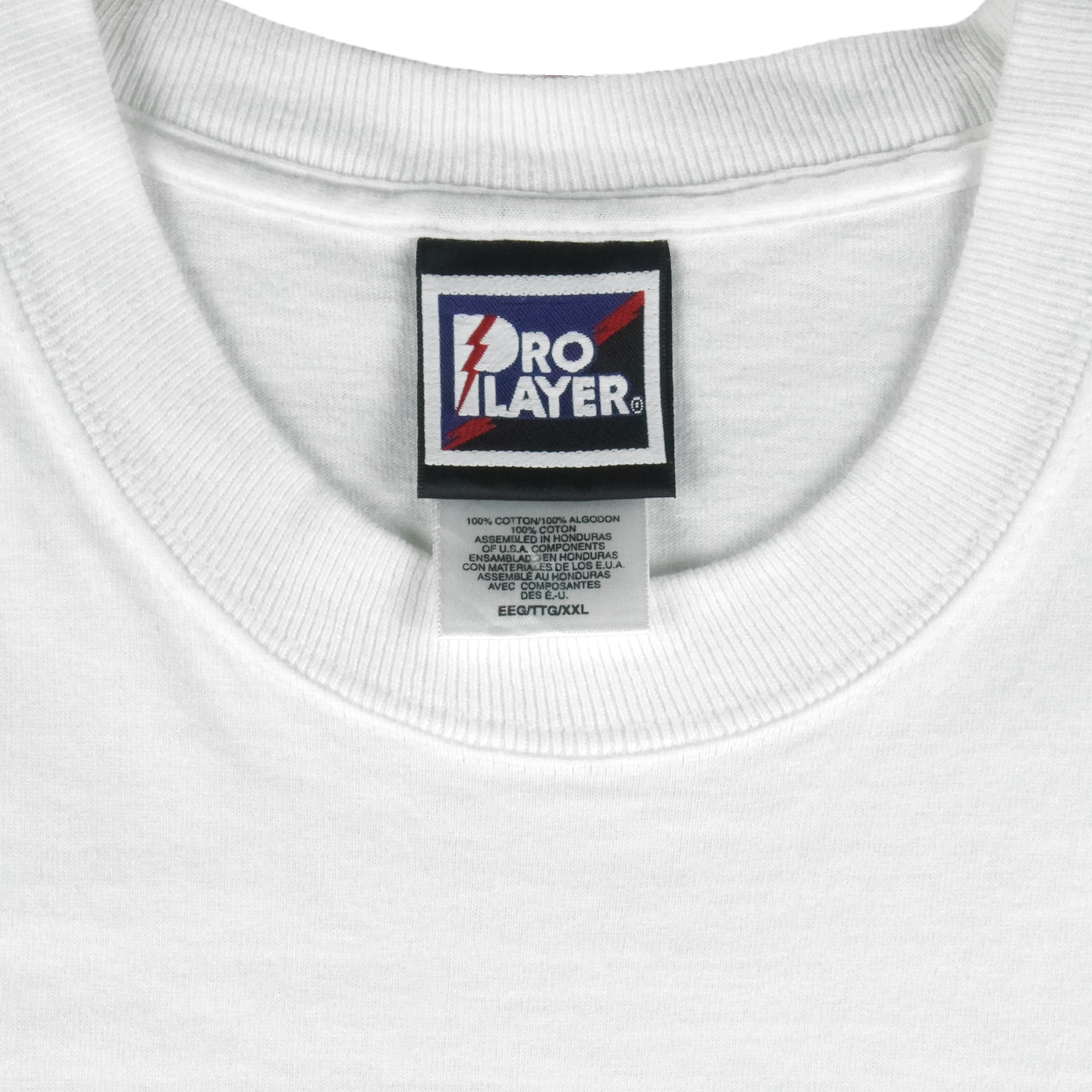 NHL (Pro Player) - Original Six Teams Single Stitch T-Shirt 1990s XX-Large Vintage Retro Hockey