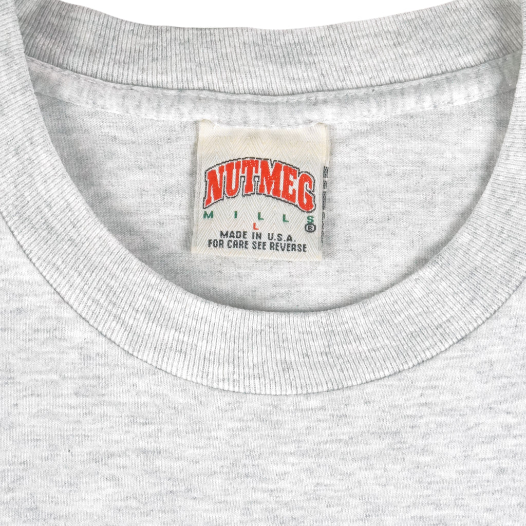 MLB (Nutmeg) - Chicago Cubs Breakout Single Stitch T-Shirt 1990s Large Vintage Retro Baseball
