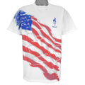 Vintage (Hanes) - Atlanta Olympic Big USA Flag Single Stitch T-Shirt 1996 Large Vintage Retro