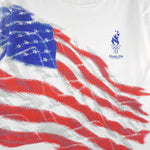 Vintage (Hanes) - Atlanta Olympic Big USA Flag Single Stitch T-Shirt 1996 Large Vintage Retro