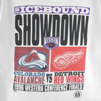 Starter - Colorado Avalanche VS Detroit Red Wings Stanley Cup Champs T-Shirt 1996 Large Vintage Retro Hockey