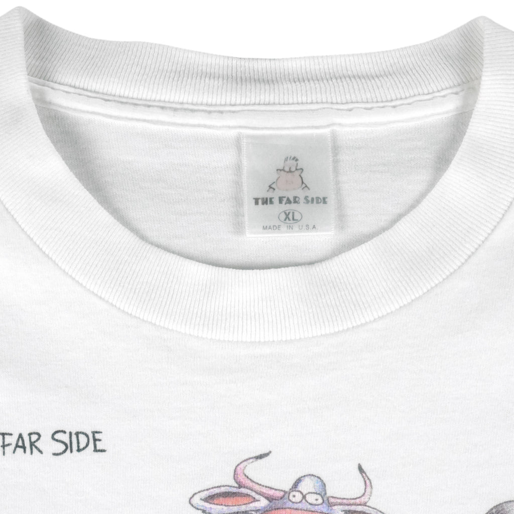 Vintage (The Far Side) - Big Print Single Stitch T-Shirt 1991 X-Large Vintage Retro