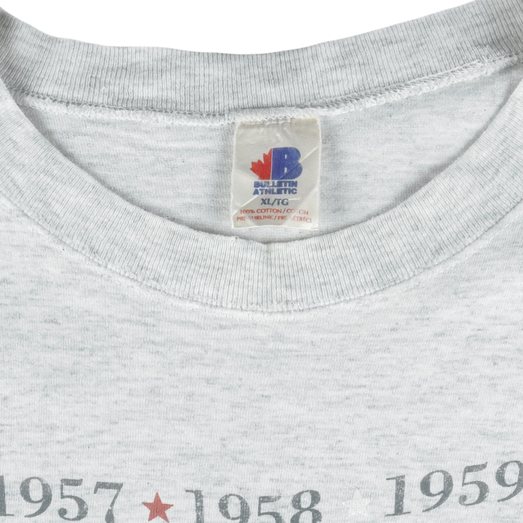 NHL (Bulletin Athletic) - Montreal Canadiens Stanley Cup Champions T-Shirt 1993 X-Large Vintage Retro Hockey
