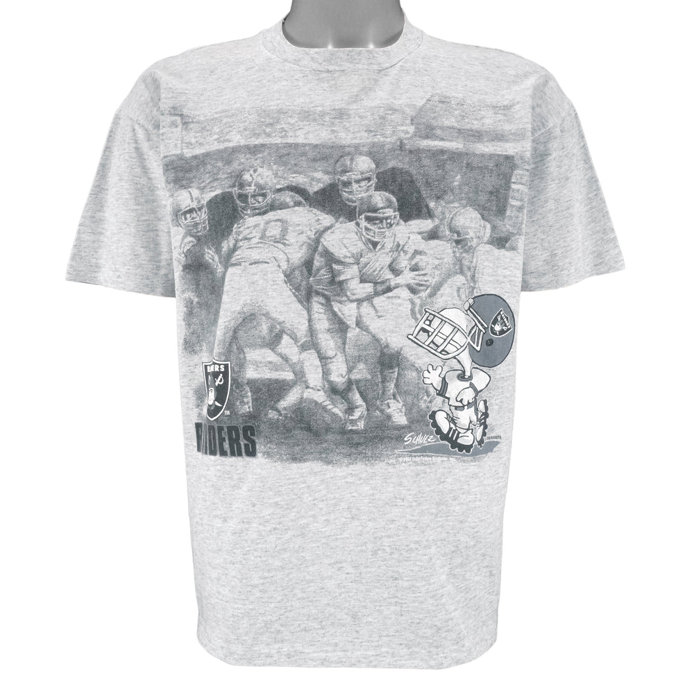NFL - Las Vegas Raiders x Snoopy Single Stitch T-Shirt 1990s Medium Vintage Retro Football