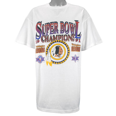 NFL (Logo 7) - Washington Redskins Super Bowl Champs 26th T-Shirt 1991 XX-Large