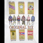NHL (AAA) - Original Six Canadian Tour Toronto, Montreal, Ottawa T-Shirt 1990s Large Vintage Retro Hockey