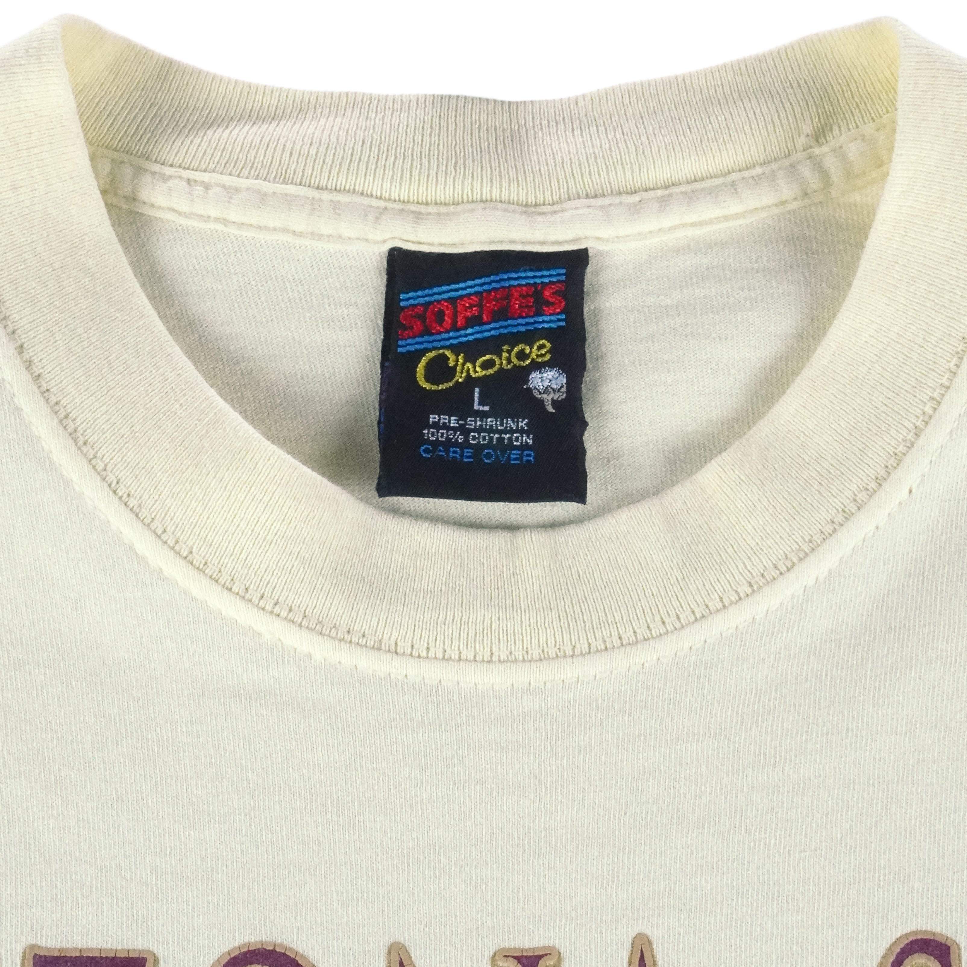 NCAA (Soffe's) - Arizona State Sun Devils Single Stitch T-Shirt 1996 Large Vintage Retro College