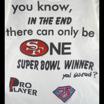 NFL (Pro Player) - San Francisco 49ers Super Bowl Winner T-Shirt 1994 Large Vintage Retro Football