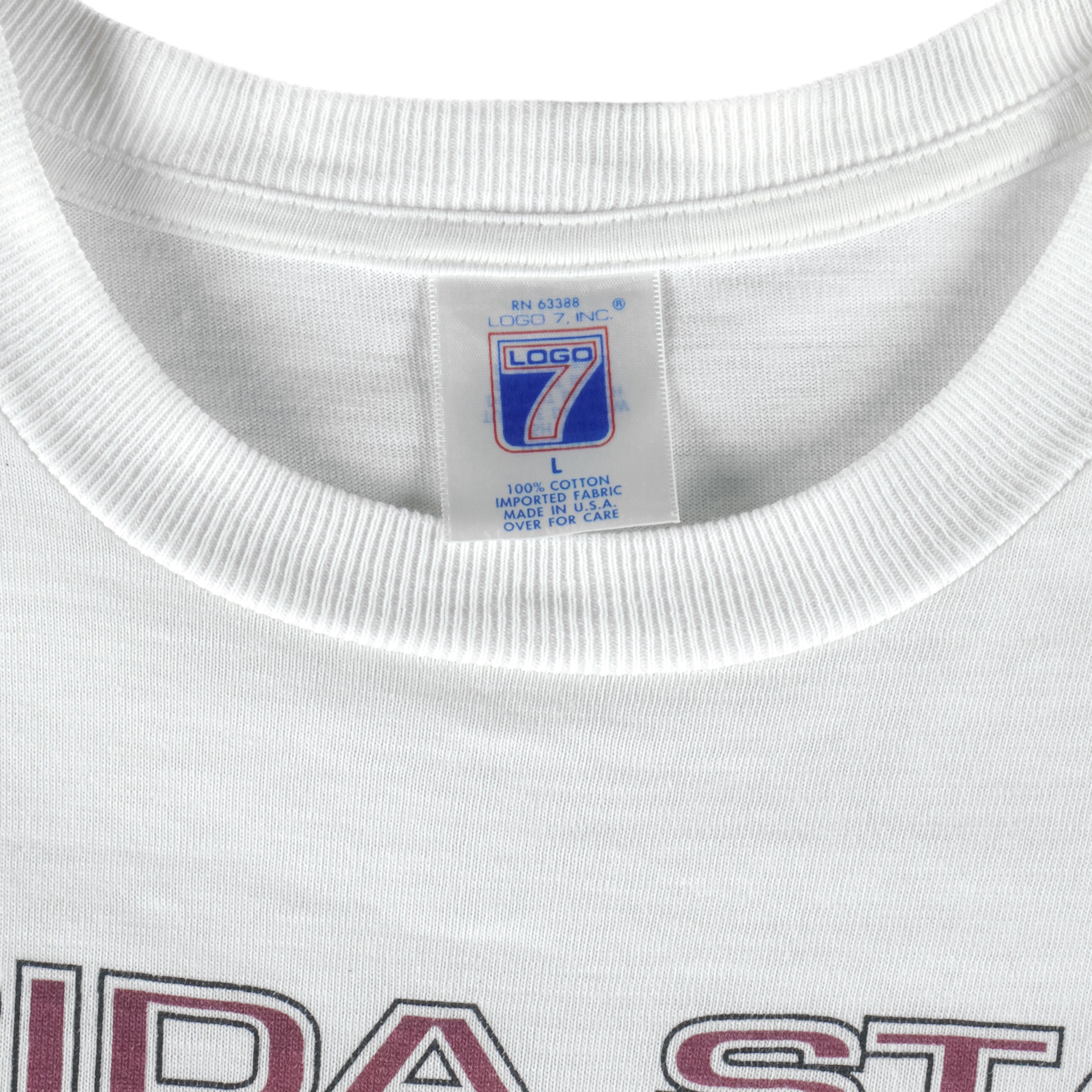 NCAA (Logo 7) - Florida State Seminoles National Champs T-Shirt 1993 Large Vintage Retro College