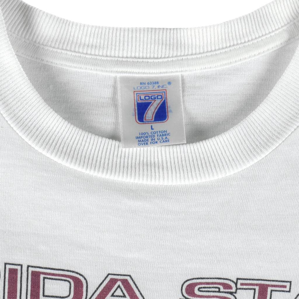 NCAA (Logo 7) - Florida State Seminoles National Champs T-Shirt 1993 Large Vintage Retro College