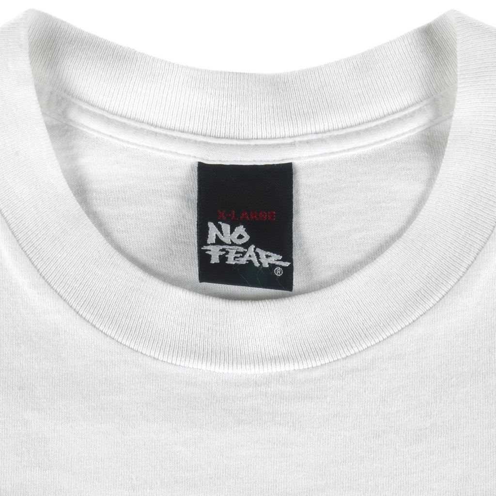 Vintage (No Fear) - Come To Skate Single Stitch T-Shirt 1990s X-Large Vintage Retro