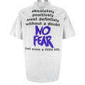 Vintage (No Fear) - Absolutely Positively T-Shirt 1990s X-Large Vintage Retro