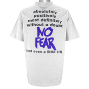 Vintage (No Fear) - Absolutely Positively T-Shirt 1990s X-Large Vintage Retro
