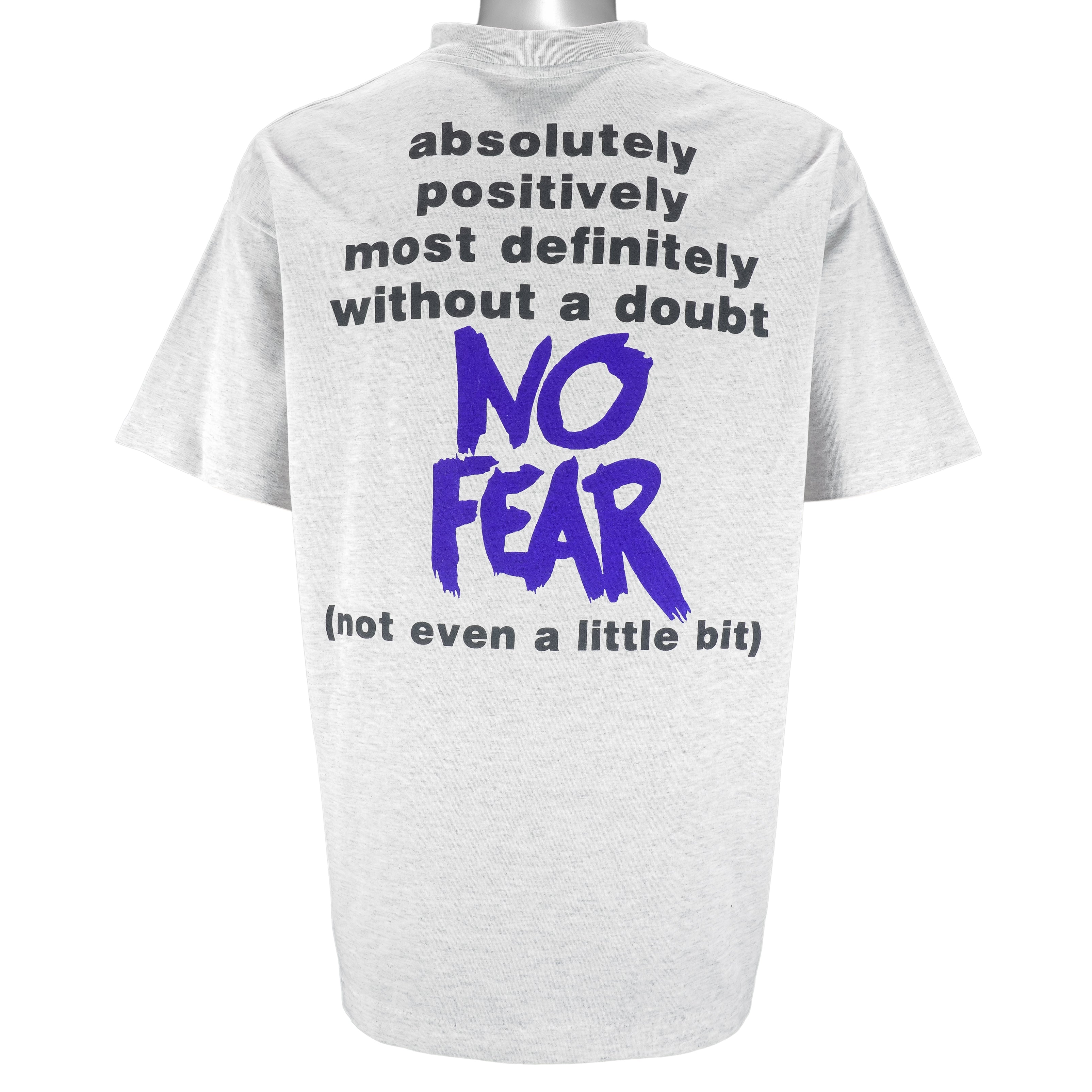 Vintage (No Fear) - Absolutely Positively T-Shirt 1990s X-Large Vintage Retro