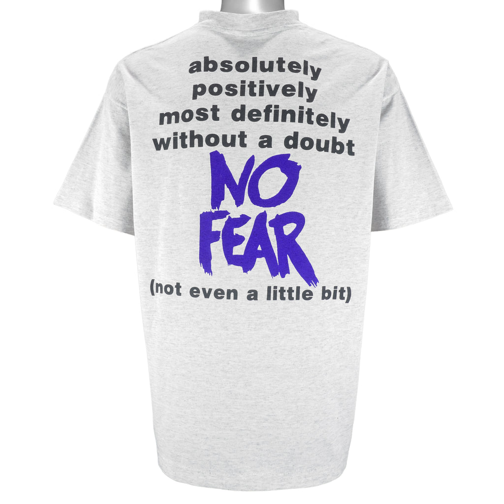 Vintage (No Fear) - Absolutely Positively T-Shirt 1990s X-Large Vintage Retro