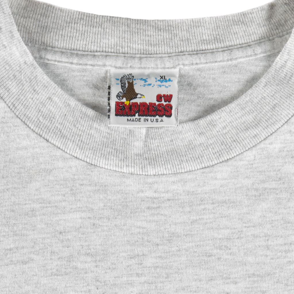 NCAA (CW Express) - North Carolina Tar Heels Single Stitch T-Shirt 1993 X-Large Vintage Retro College