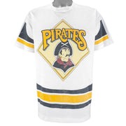 MLB (Pro Player) - Pittsburgh Pirates Single Stitch T-Shirt 1996 Large Vintage Retro Baseball