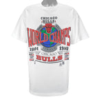 NBA (Logo 7) - Chicago Bulls World Champions T-Shirt 1992 X-Large Vintage Retro Basketball