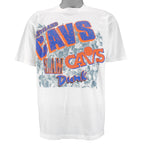 NBA (Jostens) - Cleveland Cavaliers Single Stitch T-Shirt 1990s X-Large Vintage Retro Basketball