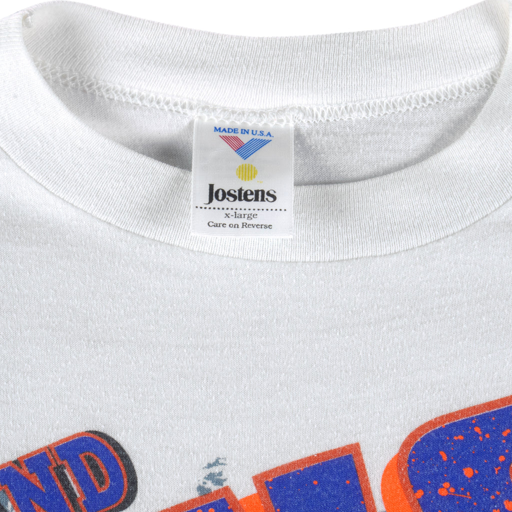 NBA (Jostens) - Cleveland Cavaliers Single Stitch T-Shirt 1990s X-Large Vintage Retro Basketball