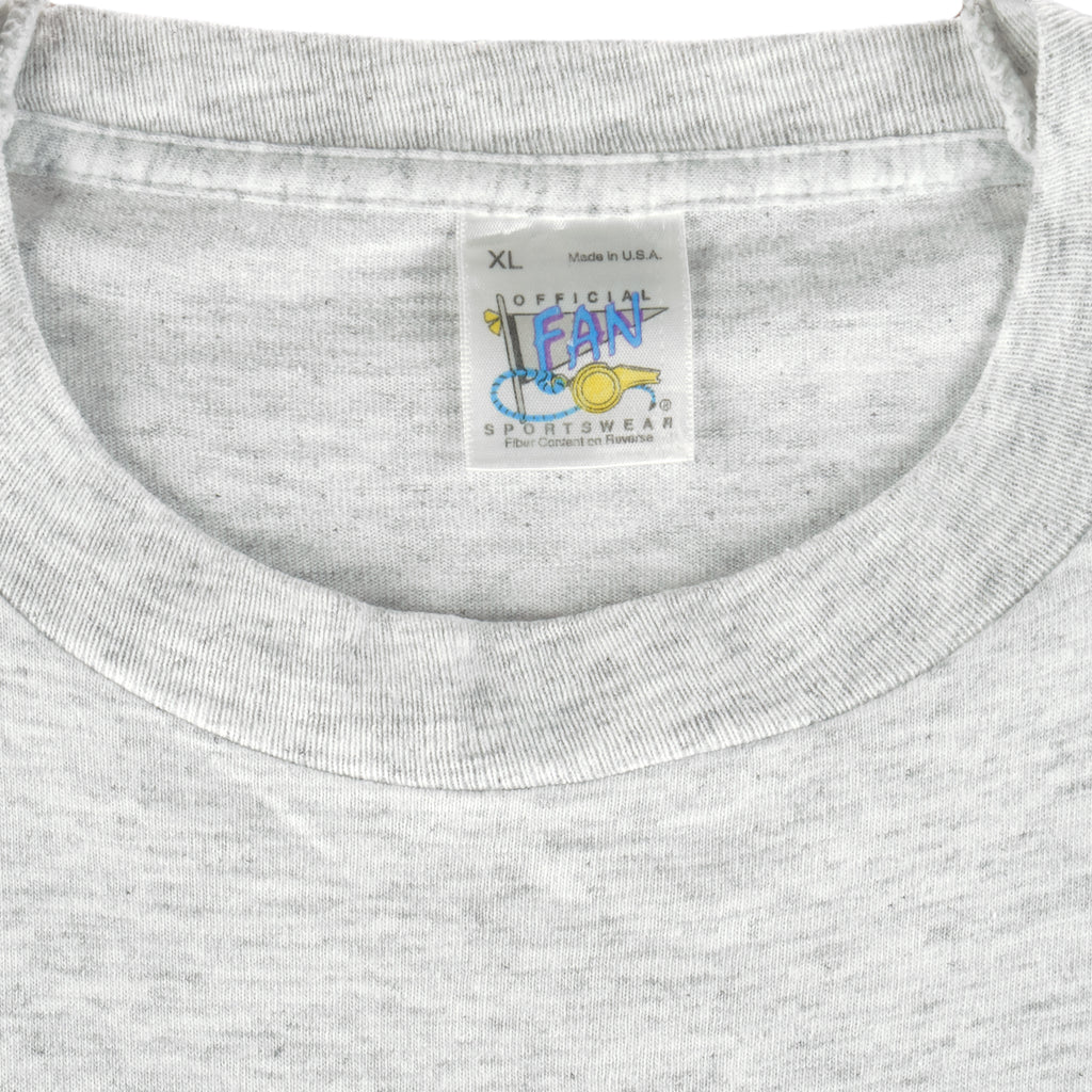 NHL (Official Fan) - Buffalo Sabres Single Stitch T-Shirt 1990s X-Large Vintage Retro Hockey
