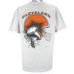 NFL (Nutmeg) - Cleveland Browns Breakout T-Shirt 1993 Large Vintage Retro Football