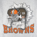 NFL (Nutmeg) - Cleveland Browns Breakout T-Shirt 1993 Large Vintage Retro Football