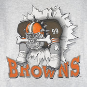 NFL (Nutmeg) - Cleveland Browns Breakout T-Shirt 1993 Large Vintage Retro Football