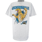 NFL (Nutmeg) - Jacksonville Jaguars Breakout T-Shirt 1993 X-Large Vintage Retro Football