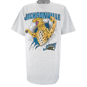 NFL (Nutmeg) - Jacksonville Jaguars Breakout T-Shirt 1993 X-Large Vintage Retro Football