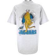 NFL (Nutmeg) - Jacksonville Jaguars Breakout T-Shirt 1993 X-Large Vintage Retro Football