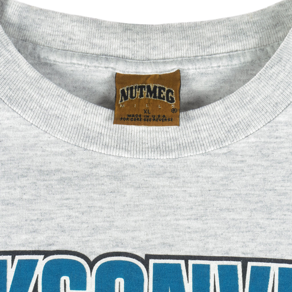 NFL (Nutmeg) - Jacksonville Jaguars Breakout T-Shirt 1993 X-Large Vintage Retro Football